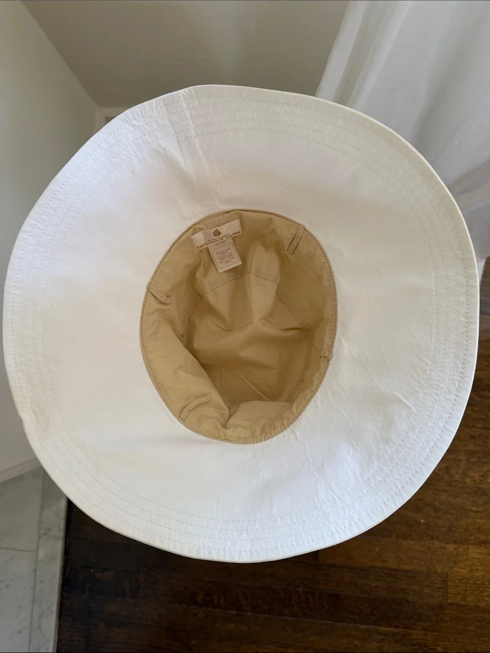 Helen Kaminski White Women's Sun Bucket Hat - Picture 3 of 4